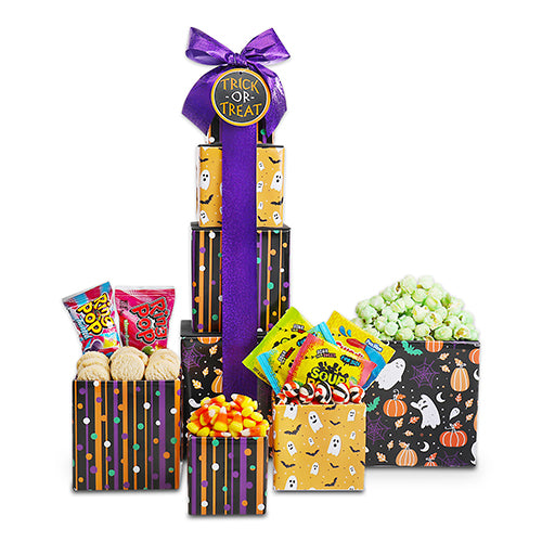 Spooky Sweets Halloween Gift Tower
