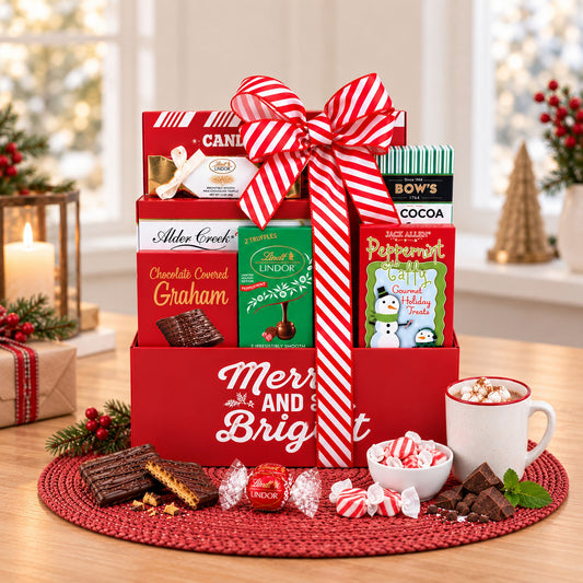 Merry & Bright Holiday Gift Basket