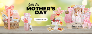 Gifts For Mother's Day Text over 4 mother's day gifts displayed. links to mother's day assortment page