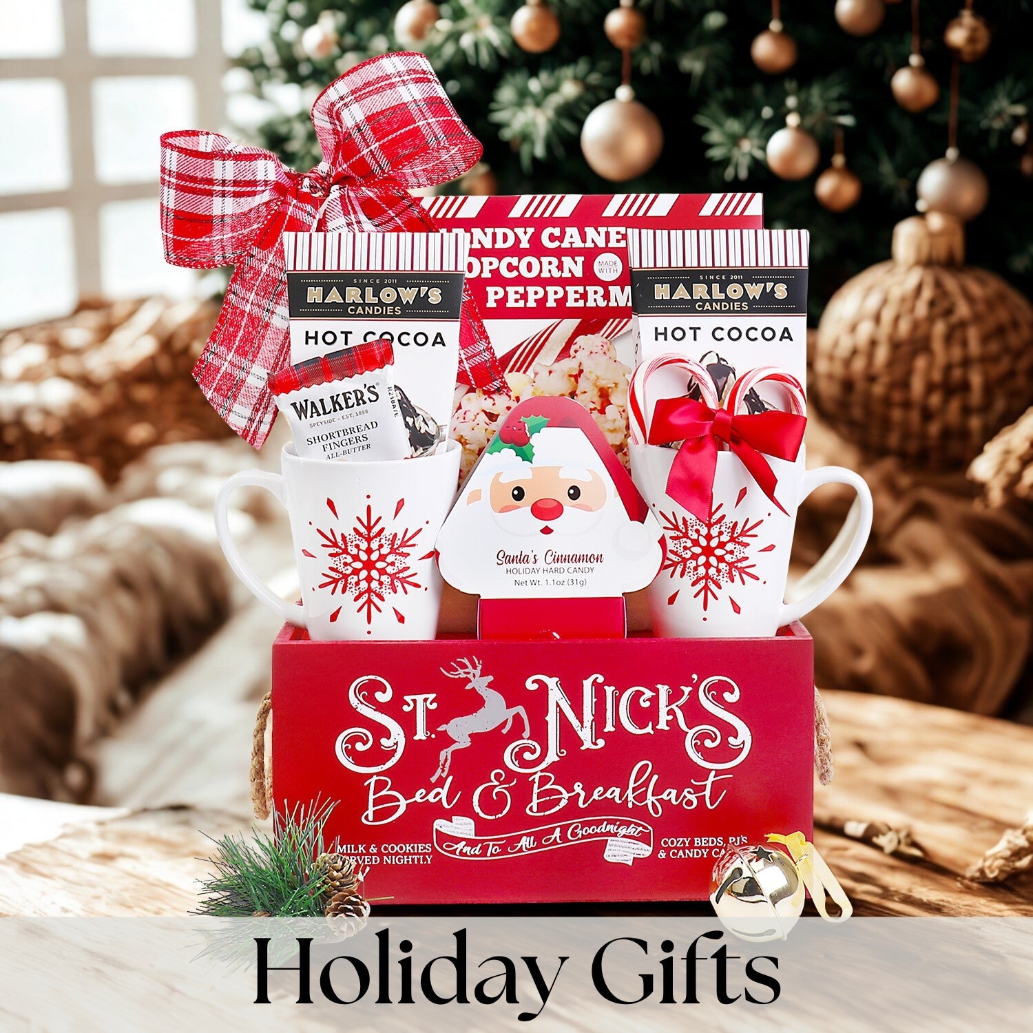 Holiday Gifts text above FG07860 Gift Basket for collection cover