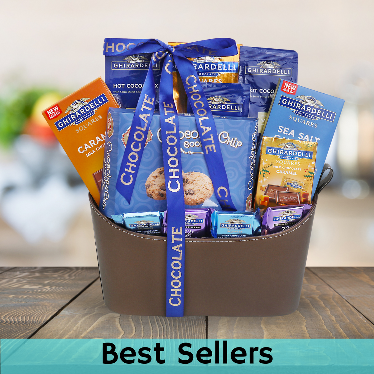 Chocolate Chip Cookies, Ghirardelli Squares, Ghirardelli Sea Salt Caramel Dark Bar, Ghirardelli Milk and Caramel Bar, Ghirardelli Hot Cocoa, Ghirardelli Caramel Chocolate Squares, Ghirardelli Dark Sea Salt Caramel, Ghirardelli Dark 72% Chocolate Squares