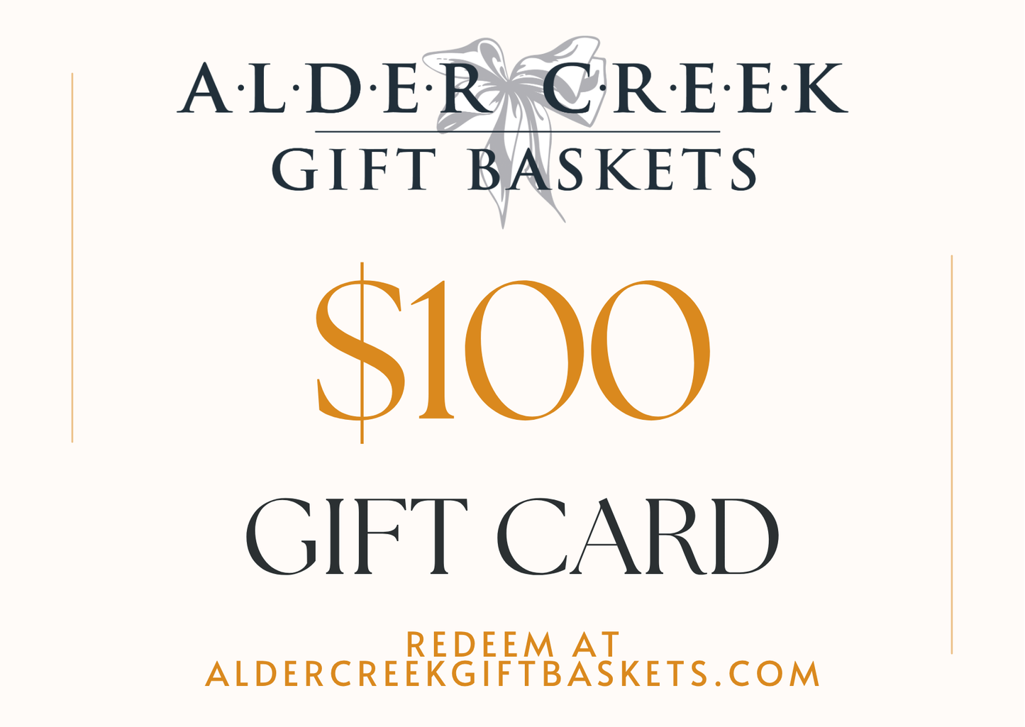 Alder Creek Gift Baskets Gift Card