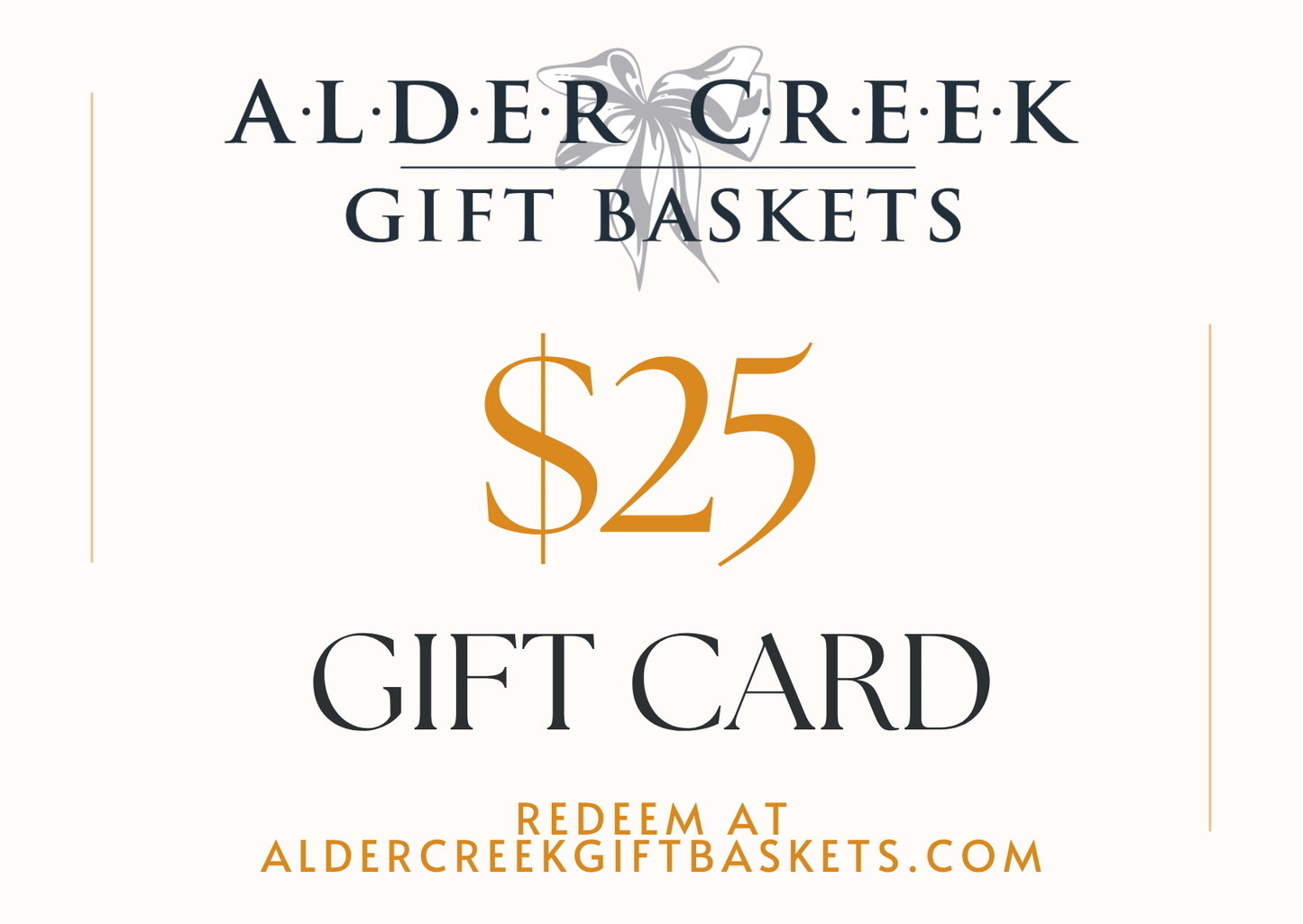 Alder Creek Gift Baskets Gift Card