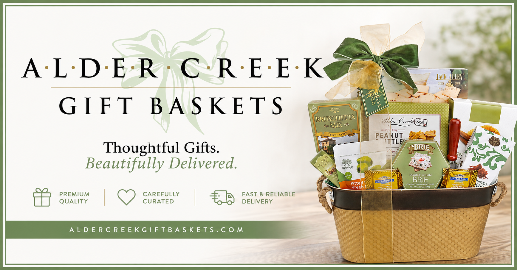 Gourmet Gift Baskets & Gift Towers | Alder Creek Gift Baskets