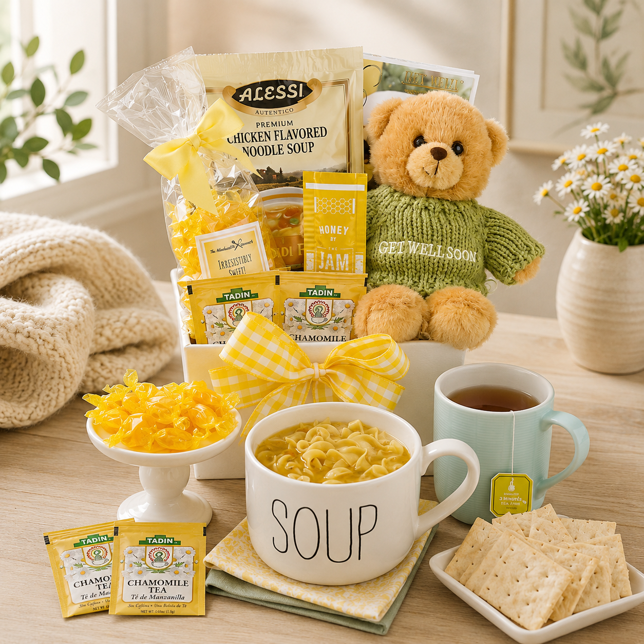 Hugs & Well Wishes Gift Basket – Alder Creek Gift Baskets