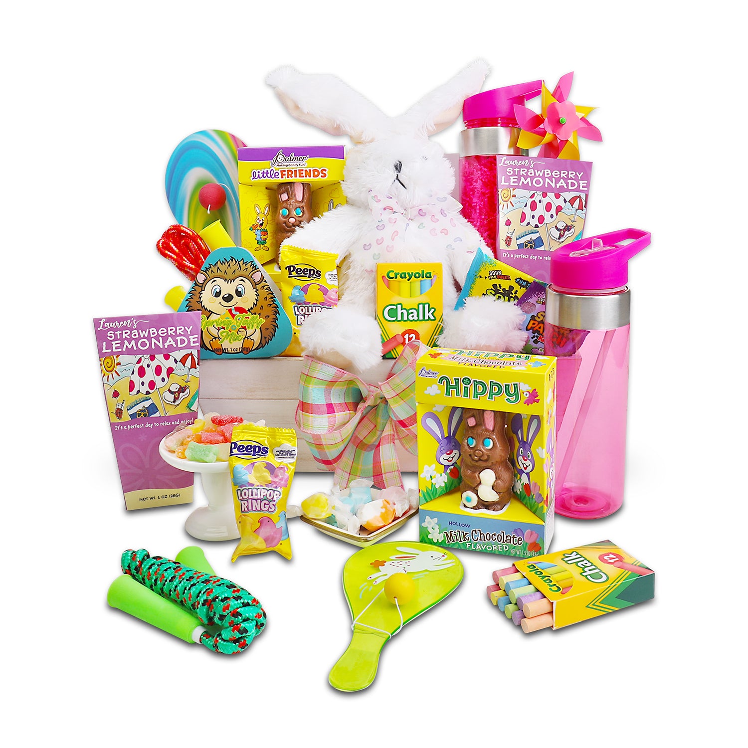 Country Easter Gift Basket (Pink)
