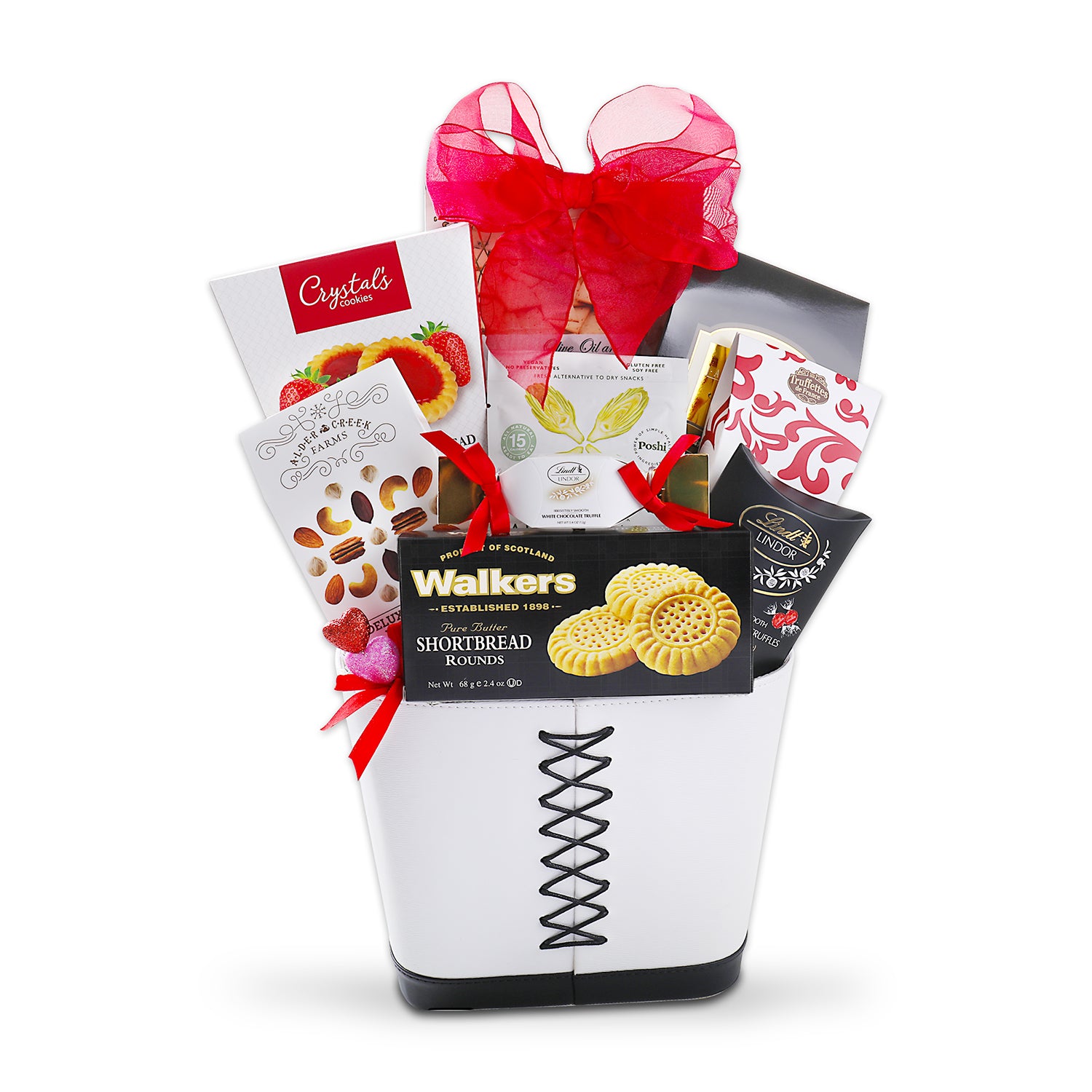 Lindt Lindor Milk White Chocolate Bars Hearts Hamper Gift Box Valentines  Present | eBay