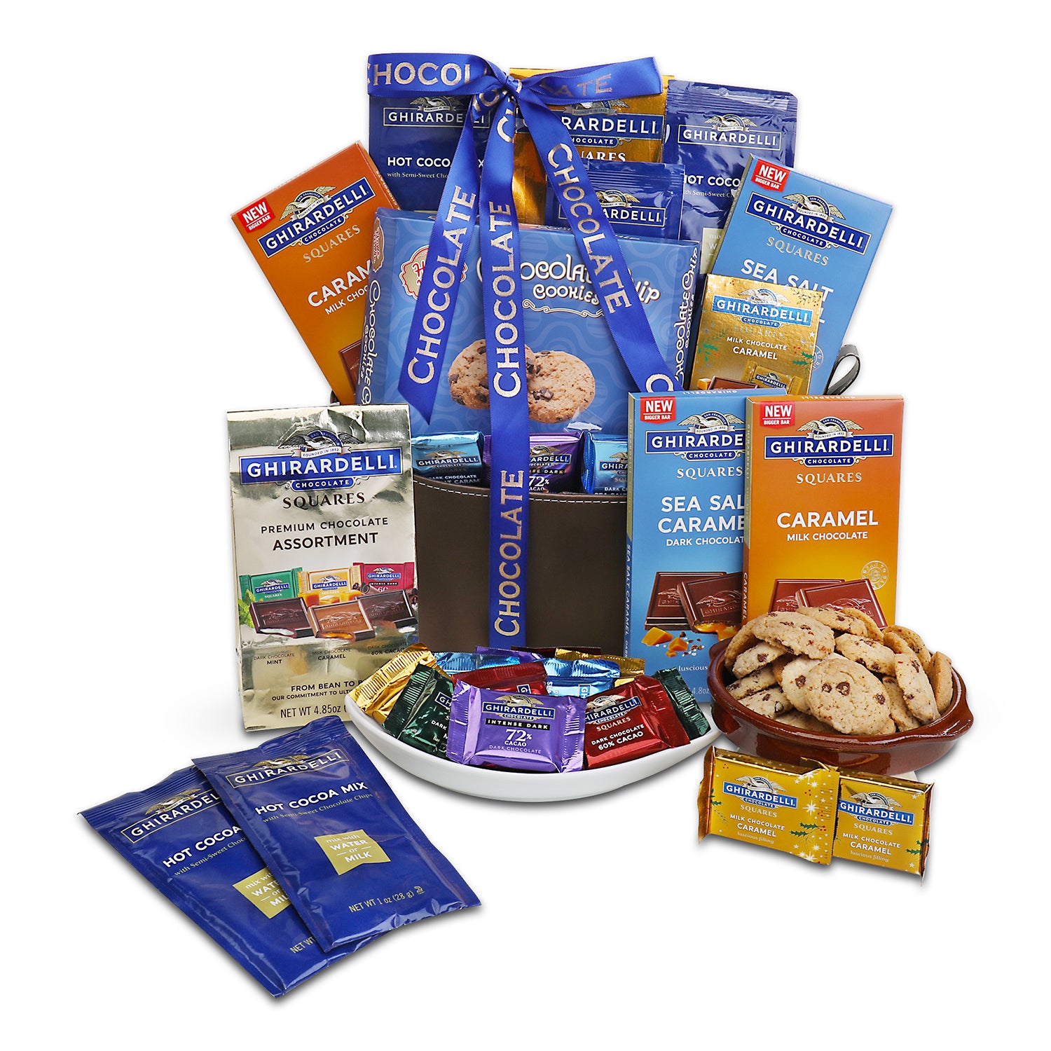 Ghirardelli Chocolate Tower Gift Basket Ghirardelli Corporate Gift