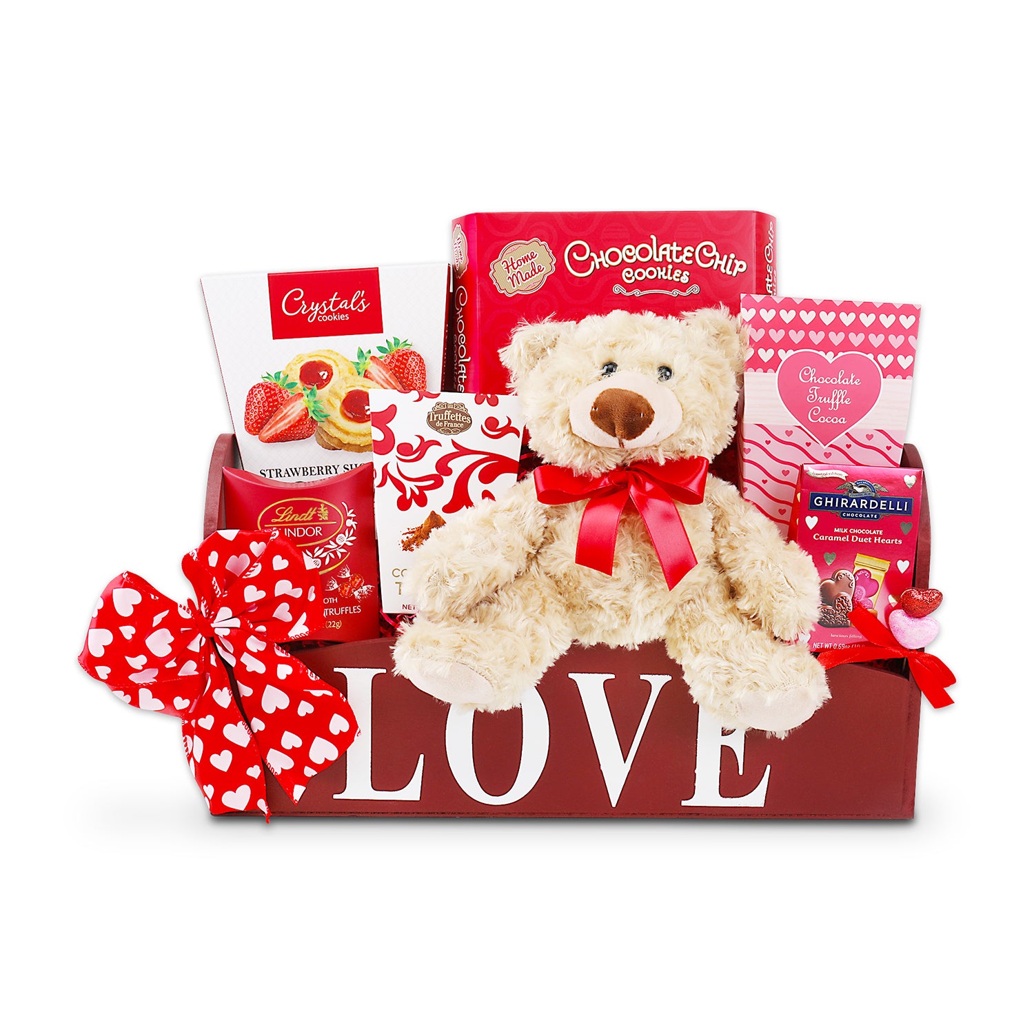 Lindt Lindor Valentine's Strawberry Dark Chocolate Candy Truffles, 8.5 oz.  Bag - Walmart.com