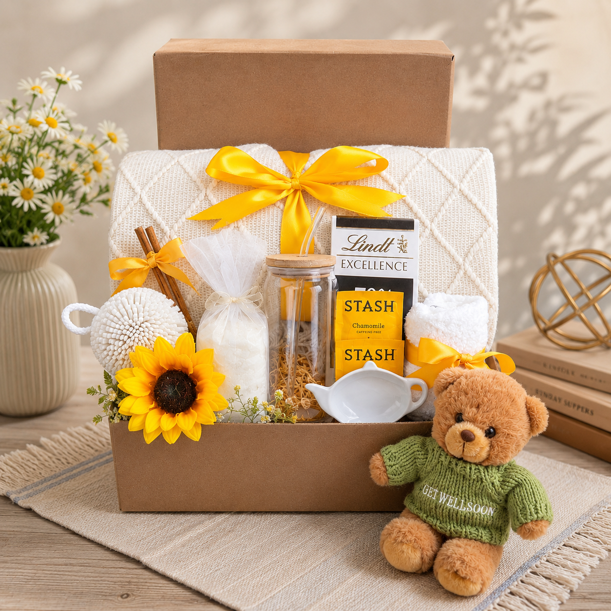 Comfort & Care Relaxation Gift Box – Alder Creek Gift Baskets