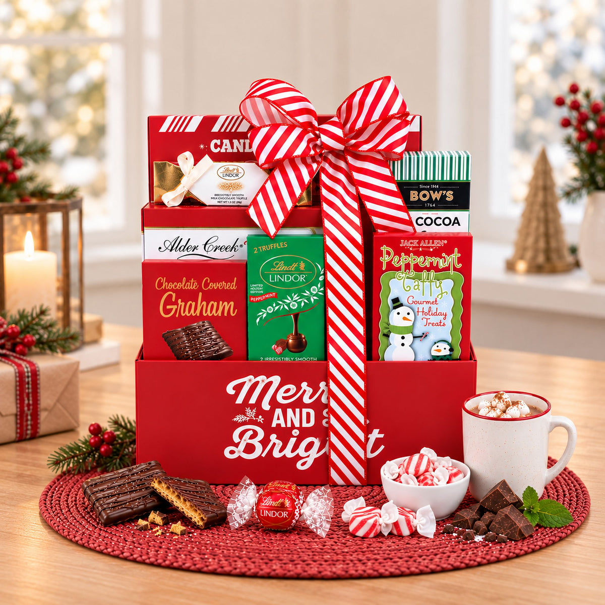 Merry & Bright Holiday Gift Basket