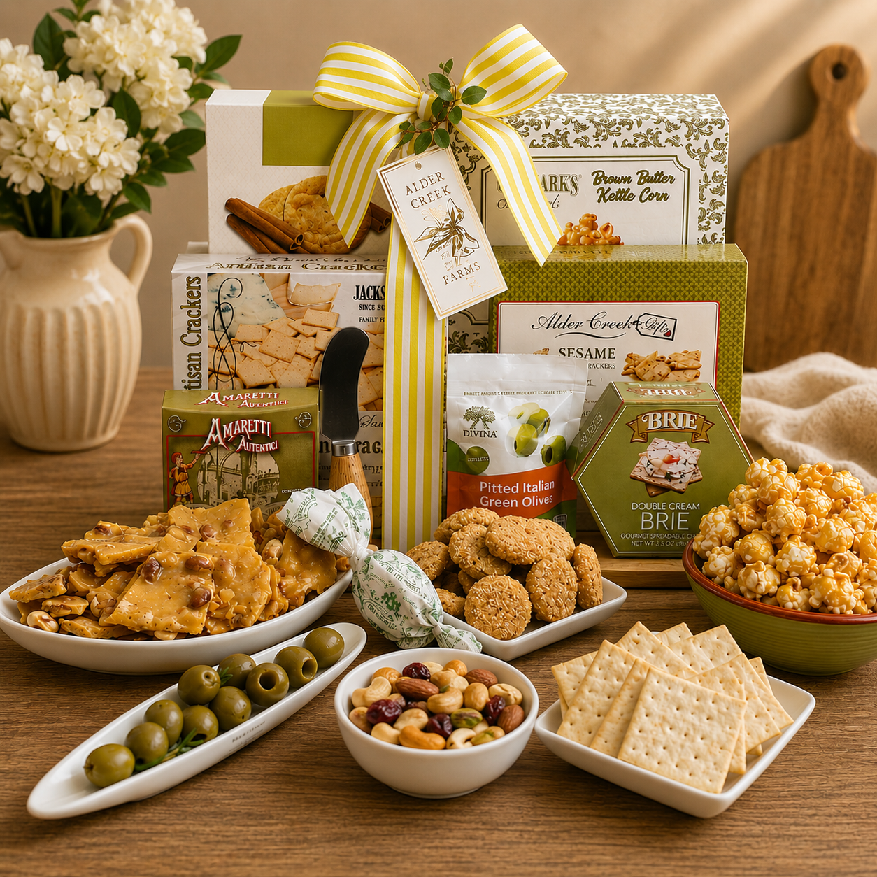Charcuterie Cutting Board Gift Basket – Alder Creek Gift Baskets