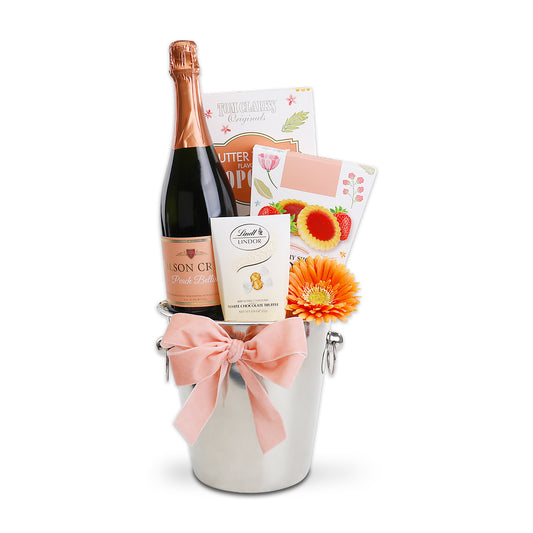 Pop the Bubbly Rosé Champage Bucket Gift