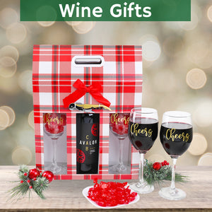 Holiday Cheer Wine Tote. wine gift click to shop wine gifts