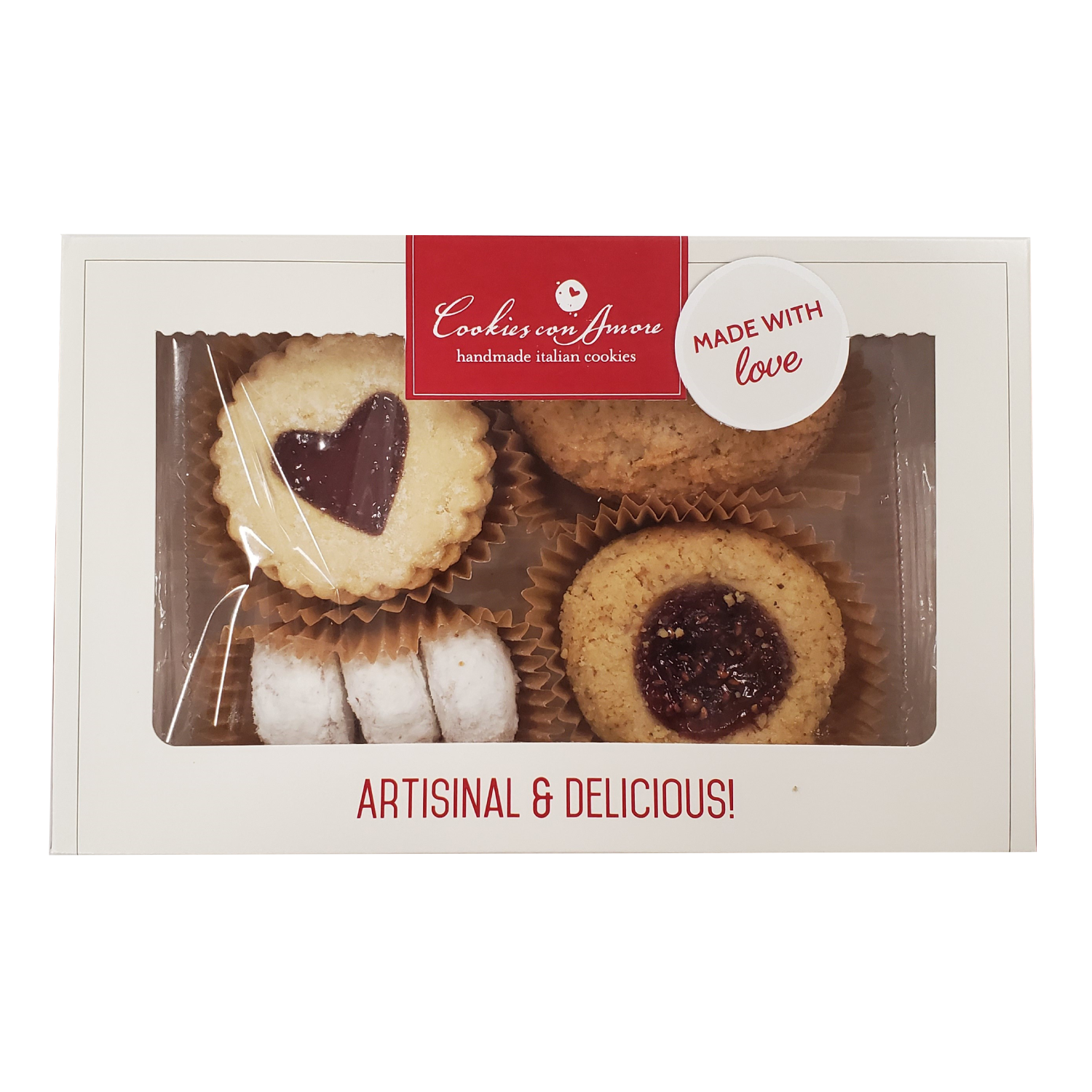 Cookies Con Amore Traditional Boxed Assortment 3 Pack