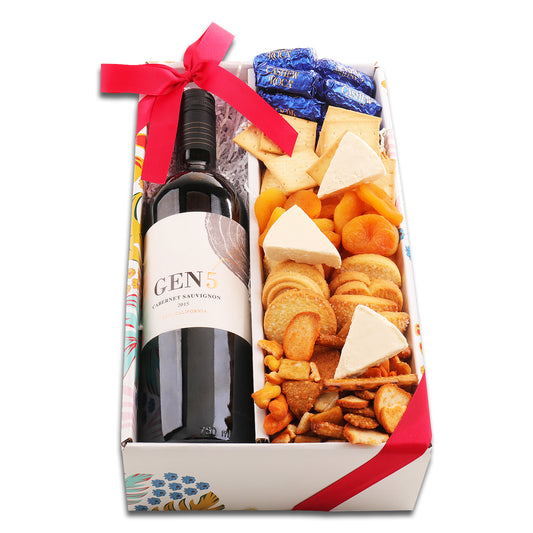 Sip & Savor Wine Gift Tray